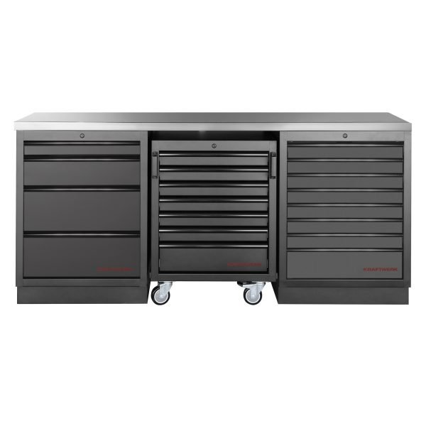 Modulinis darbastalis KRAFTWERK MOBILIO BLK 3, 3964K-BLK-002-IX