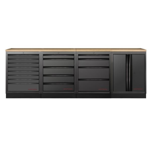 Modulinis darbastalis KRAFTWERK MOBILIO BLK 4, 3964K-BLK-004-EX