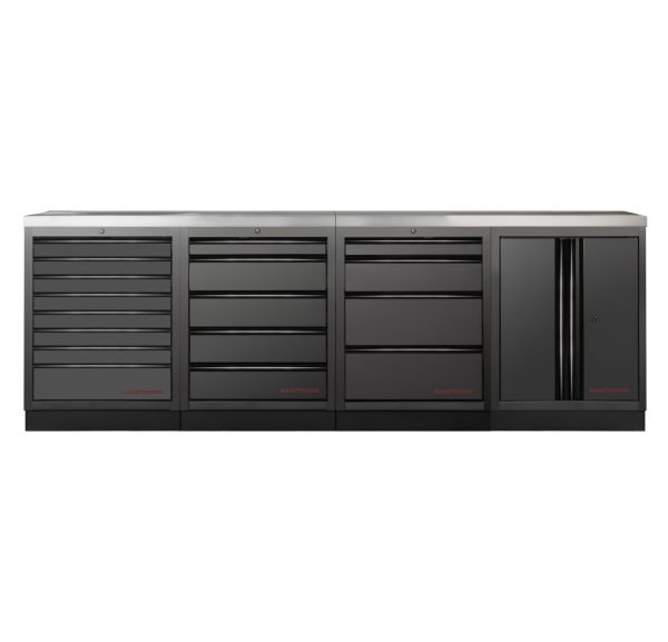 Modulinis darbastalis KRAFTWERK MOBILIO BLK 4, 3964K-BLK-004-IX