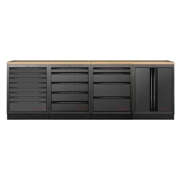 Modulinis darbastalis KRAFTWERK MOBILIO BLK 4, 3964K-BLK-004