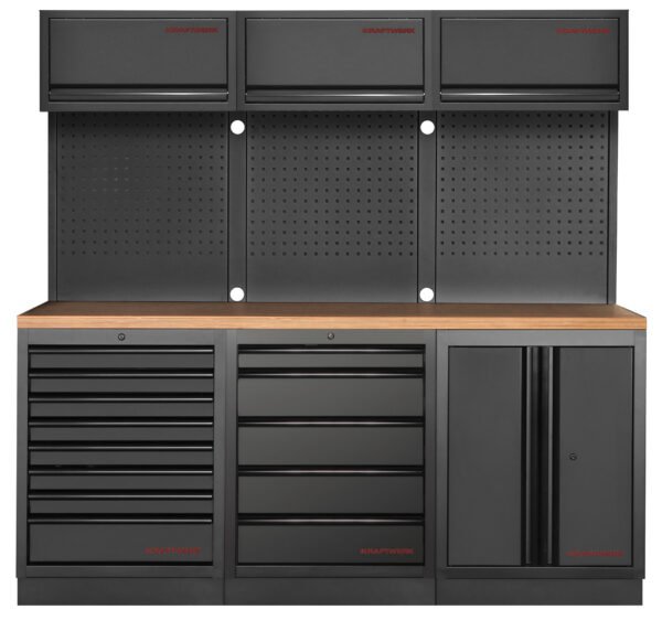 Modulinis darbastalis KRAFTWERK MOBILIO BLK 3, 3964K-BLK-005