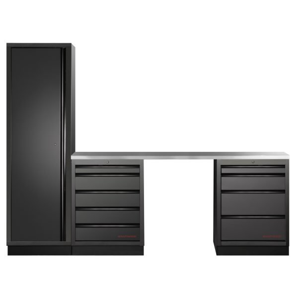 Modulinis darbastalis KRAFTWERK MOBILIO BLK 3, 3964K-BLK-014-IX