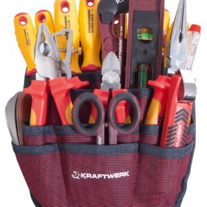 Įrankių krepšys elektrikams VDE KRAFTWERK 20 vnt
