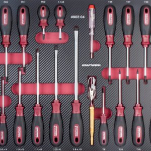 Atsuktuvų komplektas KRAFTWERK PRO LINE EVA, 21 įrankiai