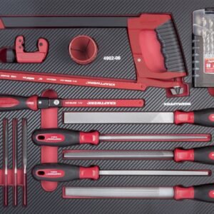 Dildžių pjūklų, grąžtų komplektas KRAFTWERK PRO LINE EVA, 35 įrankiai