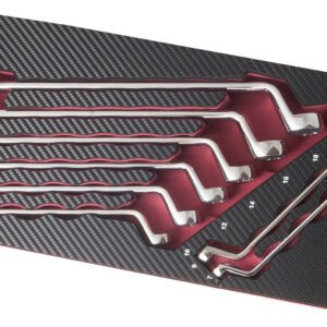 L-formos veržliarakčių komplektas KRAFTWERK PRO LINE EVA, 8 įrankiai