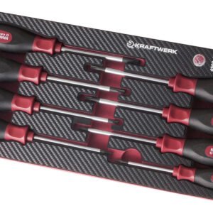 Atsuktuvų komplektas KRAFTWERK PRO LINE EVA, 8 įrankiai