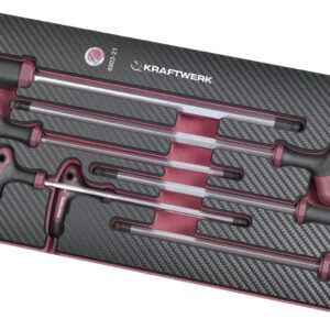 T-formos atsuktuvų komplektas KRAFTWERK PRO LINE EVA, 7 įrankiai