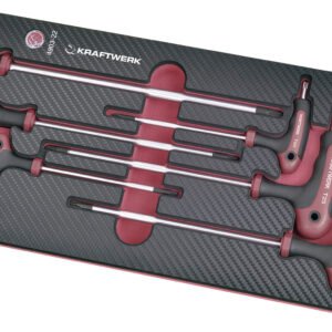 T-formos TX atsuktuvų komplektas KRAFTWERK PRO LINE EVA, 7 įrankiai