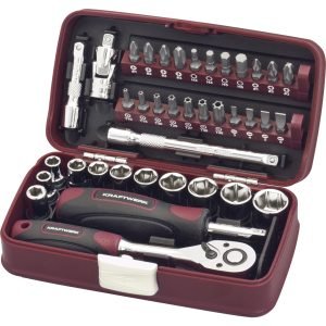 Terkšlės komplektas dėžėje KRAFTWERK 1/4“, 38 pcs