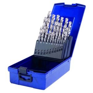 Grąžtų komplektas DIN338 HSS-G 1-13 mm 25 vnt