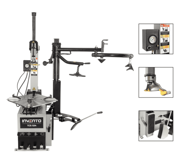 Ratų montavimo staklės INVENTO TCS 524 2V HA - 24"