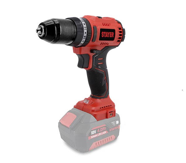 Akumuliatorinis belaidis gręžtuvas Stayer PBL 50 L20, su 2 vnt 2.0AH akumuliatoriais ir įkrovikliu