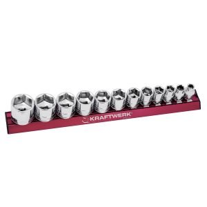 Galvučių komplektas KRAFTWERK, MAGALU 3/8", 12 vnt