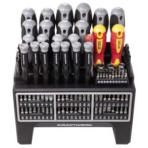 Atsuktuvų ir antgalių  komplektas, KRAFTWERK 114 vnt.