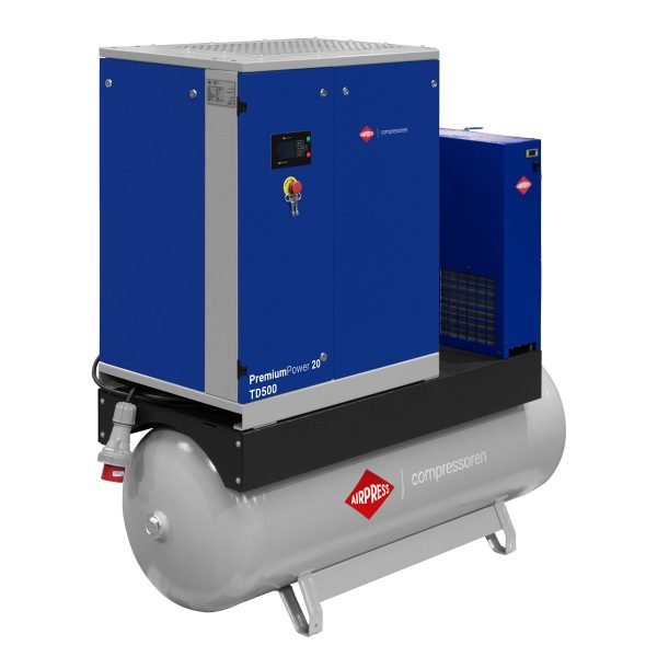 Sraigtinis kompresorius Airpress PremiumPower 20 TD500 10 bar 20 AG / 15 kW 1100–2420 l/min 500l