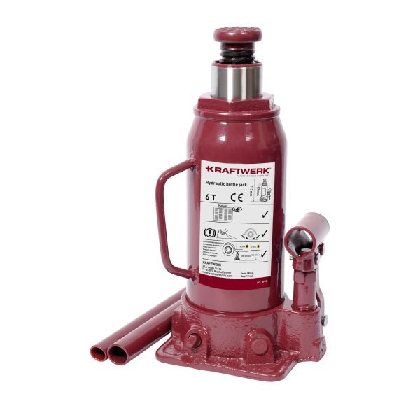 Hidraulinis butelinis domkratas KRAFTWERK 6T 207-402 mm