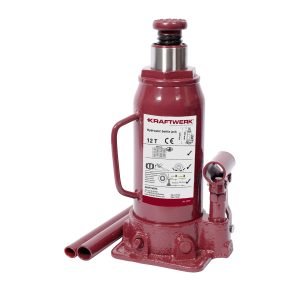 Hidraulinis butelinis domkratas KRAFTWERK 12T 227-457 mm