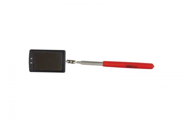 LED teleskopinis apžiūros veidrodis KROFTOOLS, 285–870 mm