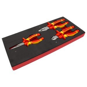 Izoliuotų replių rinkinys KROFTOOLS, 3 vnt