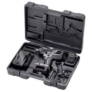 Pneumatinio smūginio veržliasūkio komplektas Kraftwerk 1/2", bešepetėlis, 18 V, 1500 Nm