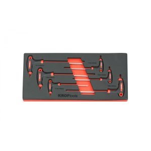 TORX T formos raktų rinkinys KROFTOOLS, 6 vnt