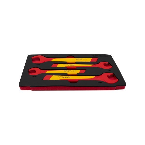 VDE veržliarakčių rinkinys KROFTOOLS, 4 vnt  24-32 mm