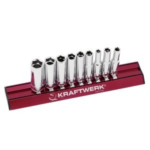 Galvučių komplektas KRAFTWERK MAGALU 1/4", 9 vnt