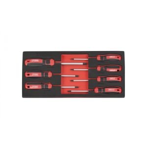 TORX atsuktuvų rinkinys KROFTOOLS, 7 vnt T10-40