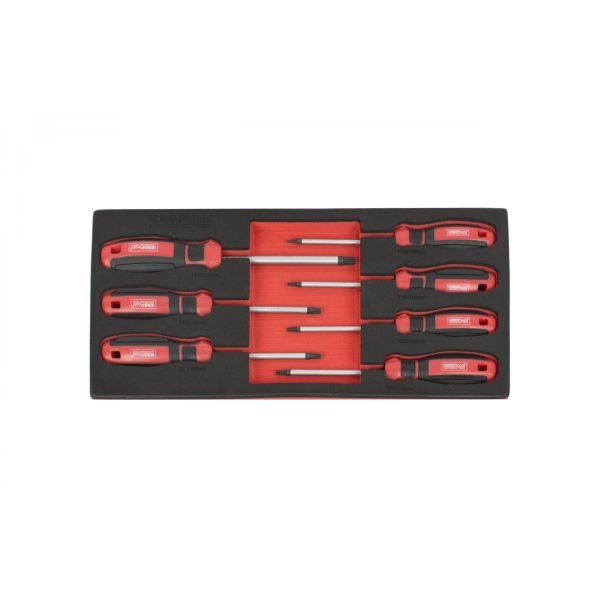 TORX atsuktuvų rinkinys KROFTOOLS, 7 vnt T10-40