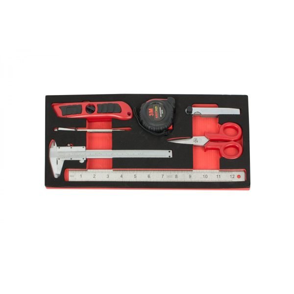 Matavimo įrankių rinkinys KROFTOOLS, 7 vnt