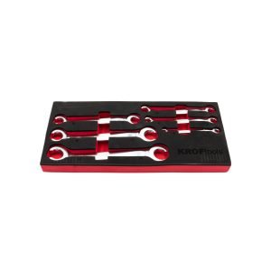 Stabdžių raktų rinkinys KROFTOOLS, 6-24 mm, 6 vnt.