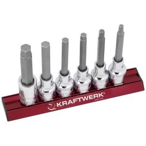 HEX ilgos galvučių komplektas KRAFTWERK MAGALU 1/2", 6 vnt