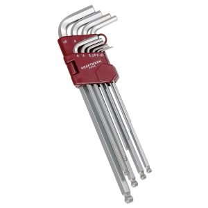 L-formos HEX veržliarakčių komplektas KRAFTWERK, 1.5-10 mm, 10 vnt