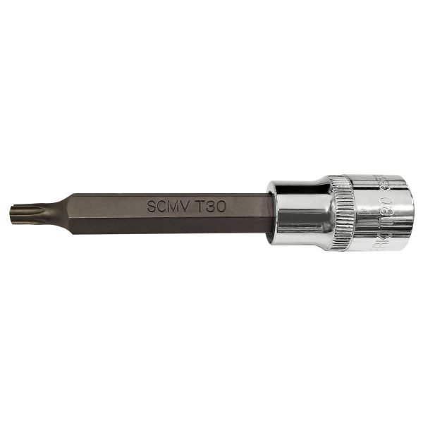 Galvutė su Torx antgaliu KRAFTWERK 1/2", 100 mm, T30