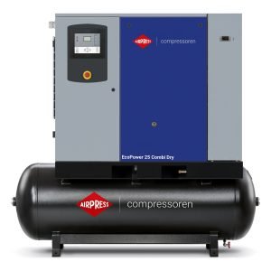 Sraigtinis kompresorius Airpress EcoPower 25D Combi Dry 10 bar 25 AG/ 18.5 kW 2922 l/min 500 l