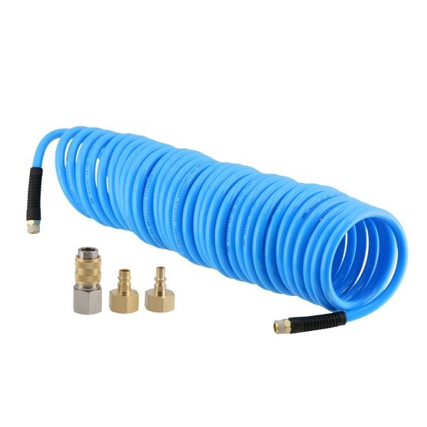 Spiralinė oro žarna Airpress 15 m, skersmuo 16 x 12 mm