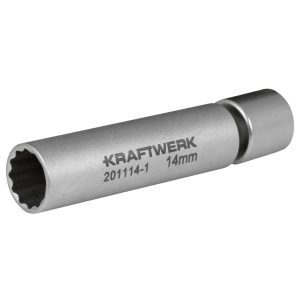 3/8" uždegimo žvakės galvutė, su jungtimi KRAFTWERK 14 mm