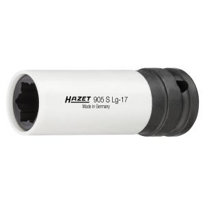 Smūginė galvutė su hibridiniu specialiu profiliu HAZET, 1/2", 17 mm