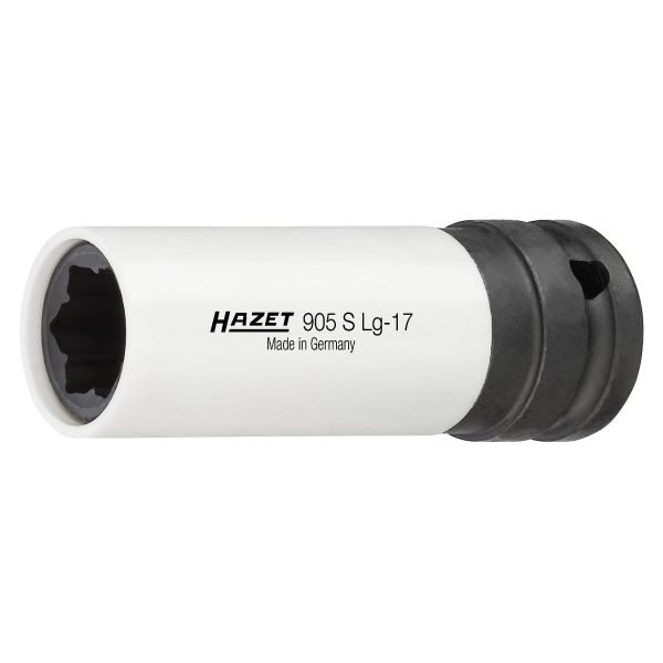 Smūginė galvutė su hibridiniu specialiu profiliu HAZET, 1/2", 17 mm