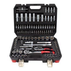 Veržliarakčių ir galvučių rinkinys KROFtools 110 vnt
