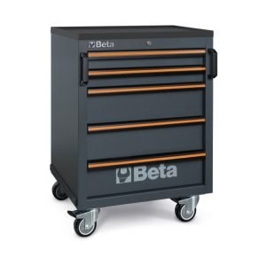 Įrankių vežimėlis be įrankių BETA, 5 stalčiukų C45PRO 2.0 C5
