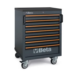 Įrankių vežimėlis be įrankių BETA, 7 stalčiukų C45PRO 2.0 C7
