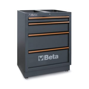 4-ių stalčiukų pastatoma spintelė BETA, 4 stalčiukų C45PRO 2.0 M4
