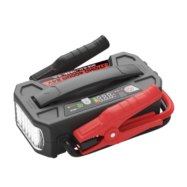 24 V daugiafunkcis akumuliatorių užvedėjas / įkroviklis / testeris (4000 A) LOKITHOR J701HD