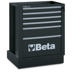 Pastatoma spintelė BETA, 6 stalčiukų RSC50 2.0 M6