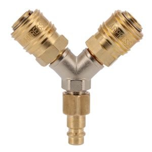 Y formos trišakis su greitomis jungtis Airpress Euro 1/4"