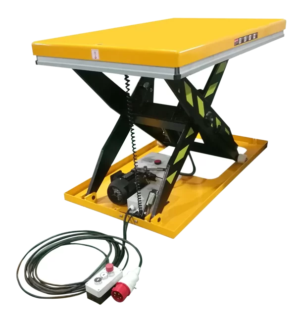 Žemo profilio elektrinis mobilus kėlimo stalas Viber-System SN3000, 3000KG 1300×800 mm