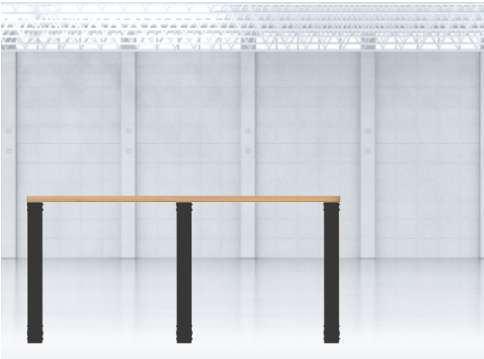 Modulinis darbastalis HAZET, 2036 mm x 994 mm x 700 mm