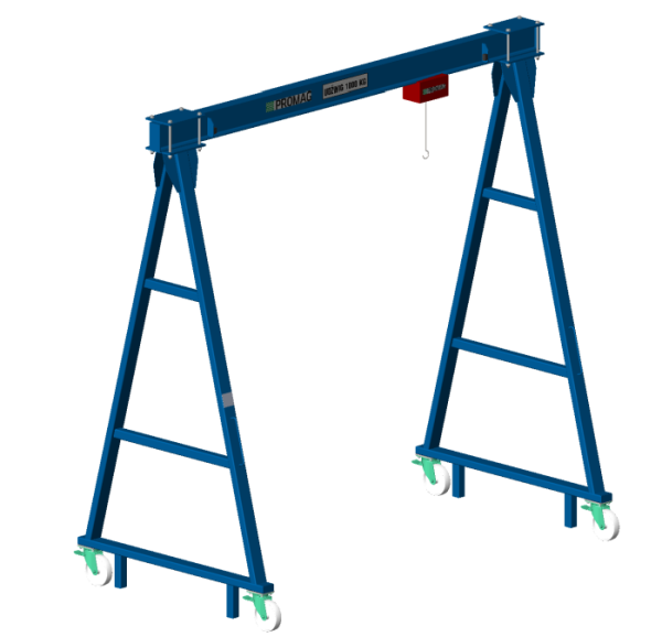 Kranas, PROMAG B3 Q=1,0 t L=3,0 m H=3,0 m su keltuvu WRLT ir vežimėliu WZWR